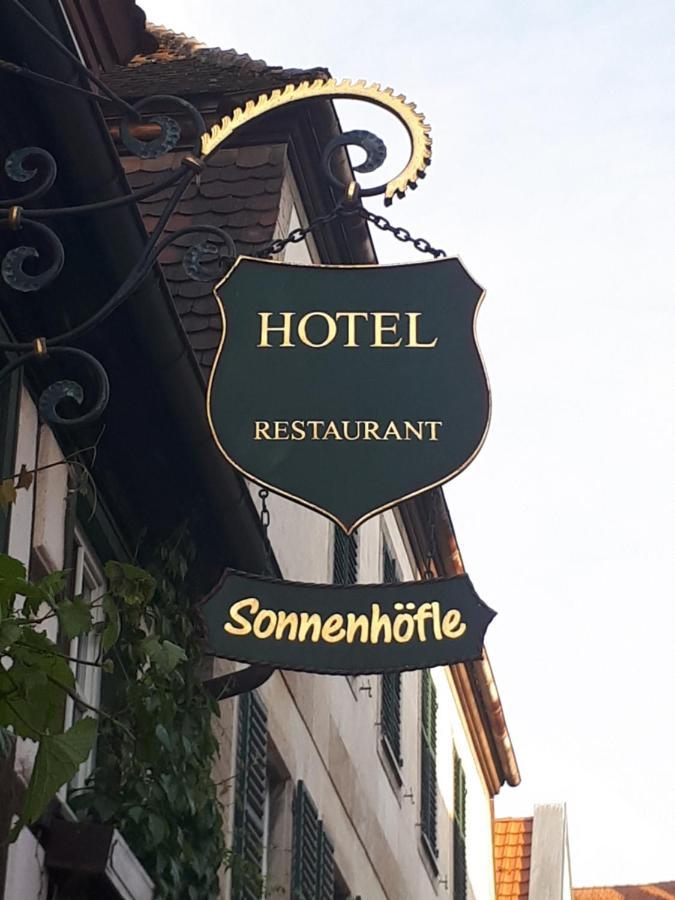 שומרהאוזן Hotel & Restaurant Sonnenhoefle מראה חיצוני תמונה